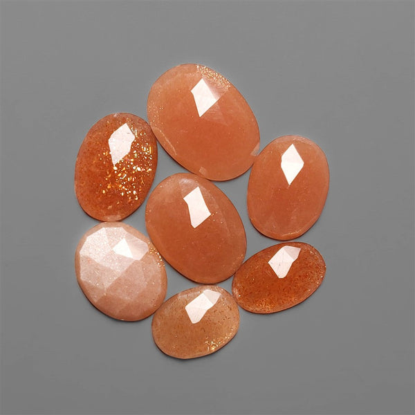 Rose Cut Peach Moonstone Lot