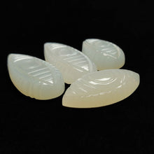 White Moonstone Evil Eye Carving Lot
