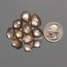 Rose Cut Peach & Grey Moonstone Lot