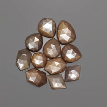 Rose Cut Peach & Grey Moonstone Lot