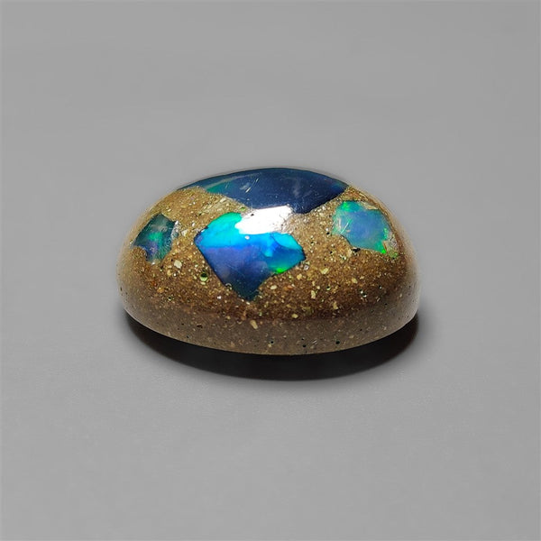 Ethiopian Welo Opal With Galaxy Inlay
