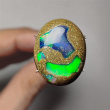 Ethiopian Welo Opal With Galaxy Inlay