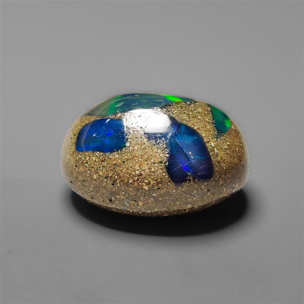 Ethiopian Welo Opal With Galaxy Inlay