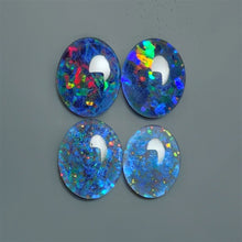 Natural Australian Opal Doublets Lot (with Clear Himalayan Quartz)