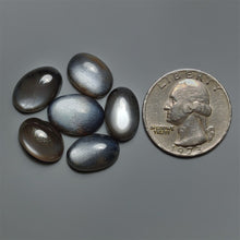 High Grade Black Moonstone Cabochons Lot (healing stone)