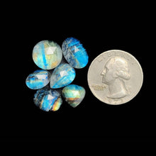 Rose Cut Crystal And Rainbow Moonstone Doublets Lot