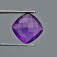 checker board amethyst | checker board cut gemstone