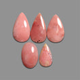 Pink Peruvian Opal Cabochons Lot-4881 | Gemstone for sale