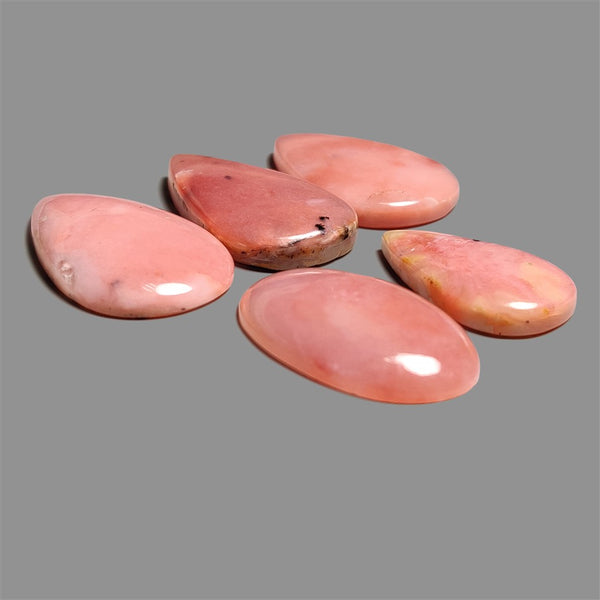 Pink Peruvian Opal Cabochons Lot