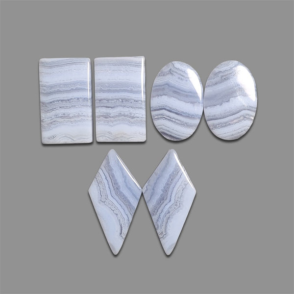 Blue Lace Agate Pairs Lot-4882 | Gemstone for sale