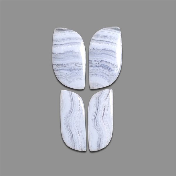Blue Lace Agate Pairs Lot-4883 | Gemstone for sale