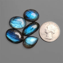 Blue Labradorite Cabochons Lot