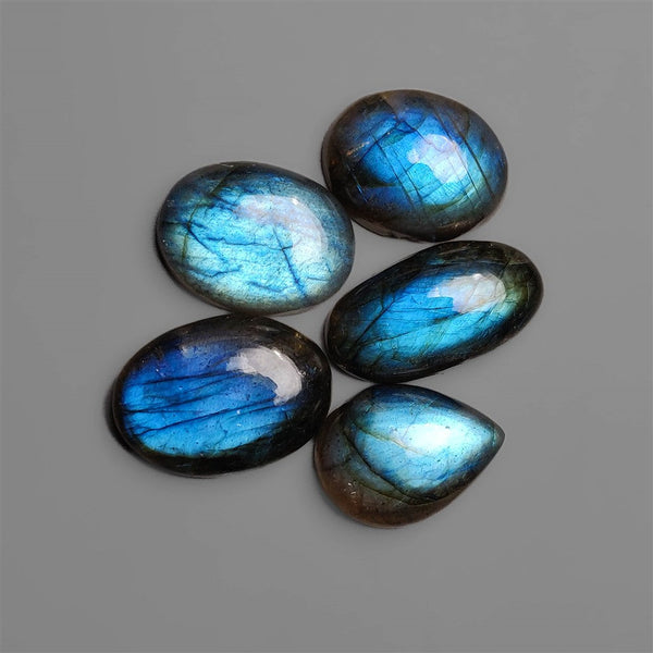 Blue Labradorite Cabochons Lot