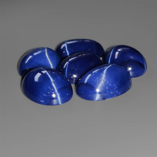 Linde Blue Star Sapphire Cabochons Lot (treated)