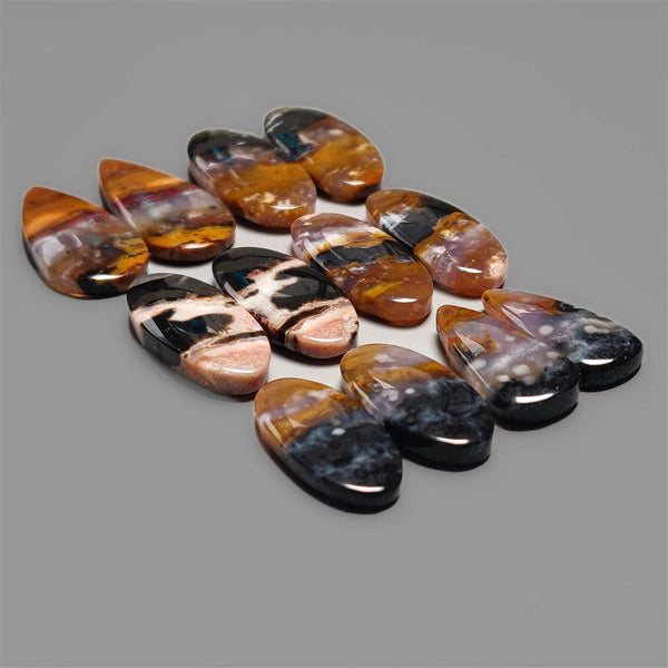 Polka Dot Agate Pairs Lot