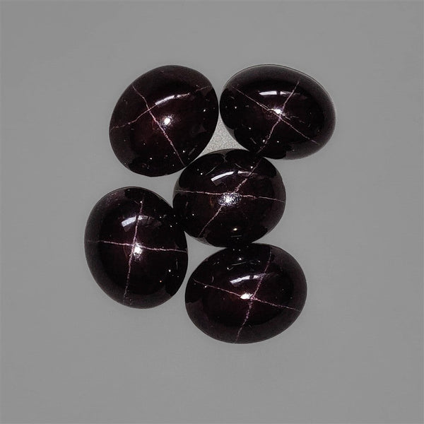 High Dome Star Garnet Cabochons Lot