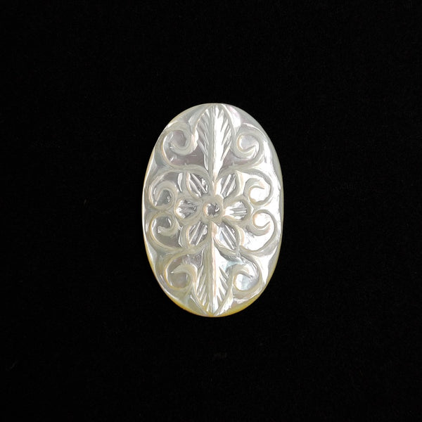 Mother Of Pearl Mughal Carving-4899 | Gemstone for sale