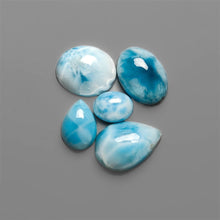 Selected Larimar Small Cabochons Lot
