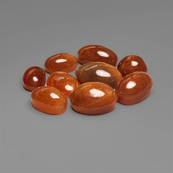 AAA Rainbow Meteor Shower Sunstone Cabochons Lot