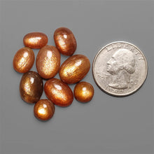 AAA Rainbow Meteor Shower Sunstone Cabochons Lot