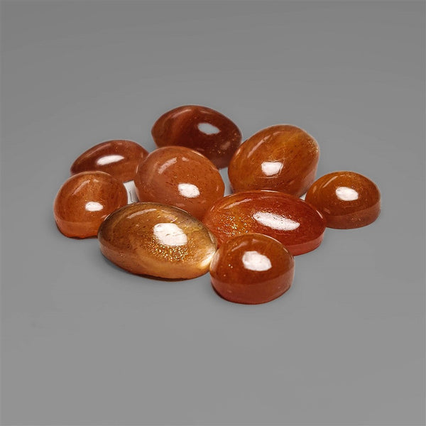 AAA Rainbow Meteor Shower Sunstone Cabochons Lot
