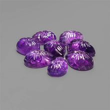 Handcarved Amethyst Mughal Carvings Lot