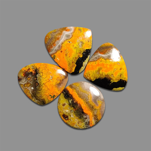 Bumble Bee Jasper Cabochons Lot-4908 | Gemstone for sale