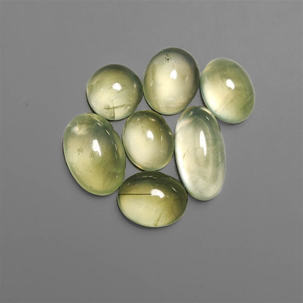 AAA Gemmy Prehnite Cabochons Lot