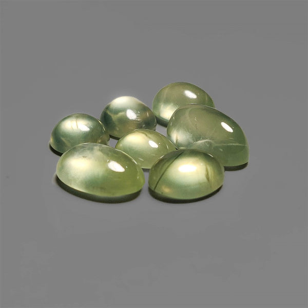 AAA Gemmy Prehnite Cabochons Lot
