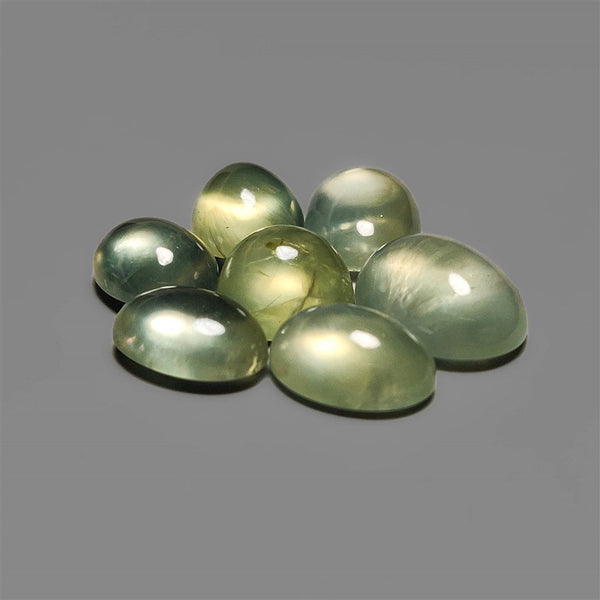AAA Gemmy Prehnite Cabochons Lot