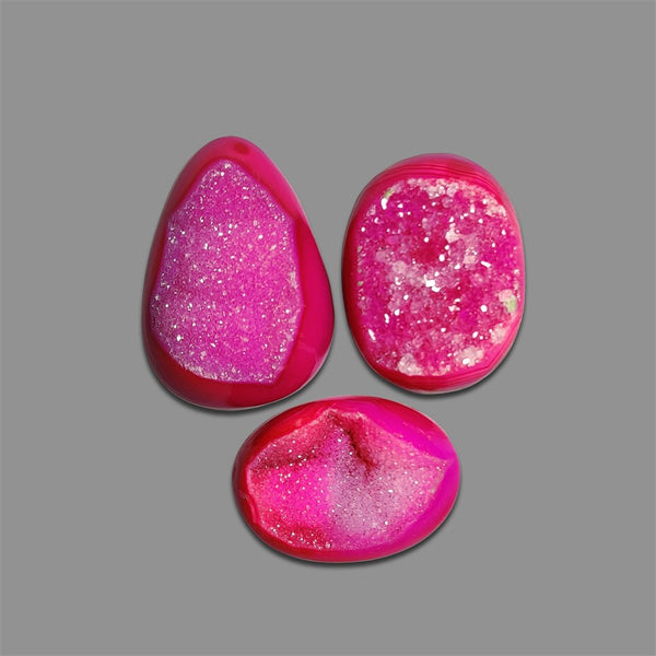 Treated Rani Chalcedony Druzy Lot-4911 | Gemstone for sale