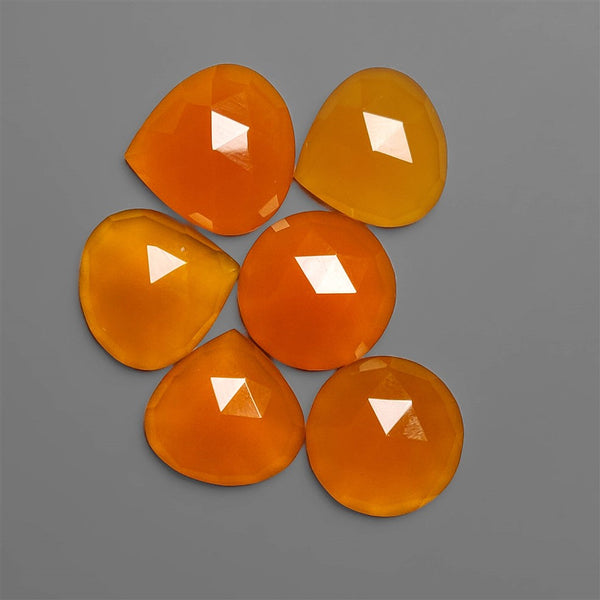 Rose Cut Carnelian Agate Lot