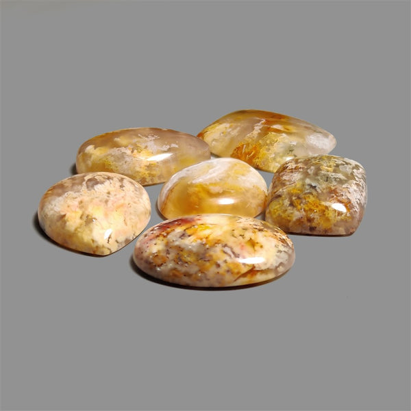 Plum Agate Cabochons Lot