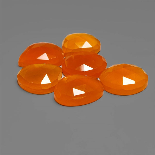 Rose Cut Carnelian Agate Lot