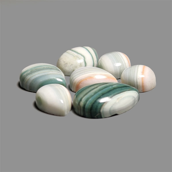 Saturn Chalcedony Cabochons Lot