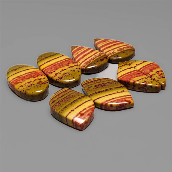 Bloodstone Unique Patter Pair Cabochons Lot