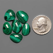 Rose Cut Malachites Lot