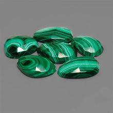 Rose Cut Malachites Lot