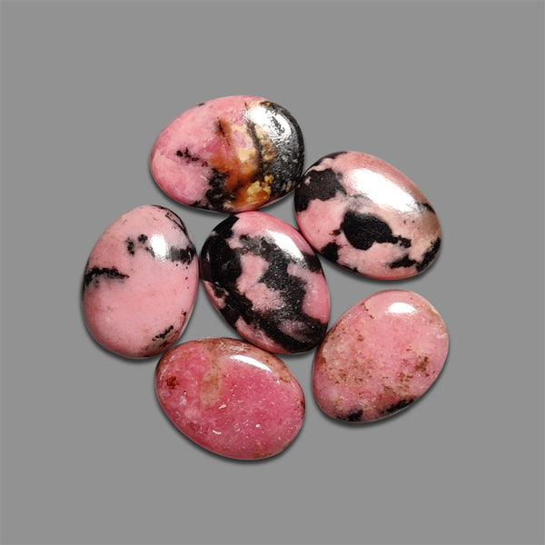 Rhodonite Cabochons Lot-4923 | Gemstone for sale