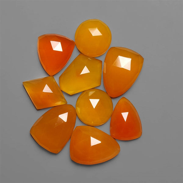 Rose Cut Carnelian Agate Lot