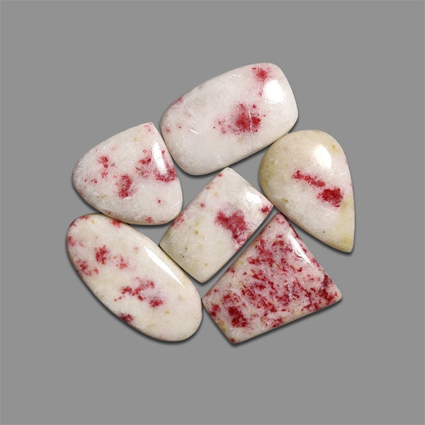 Cinnabar Cabochons Lot-4928 | Gemstone for sale