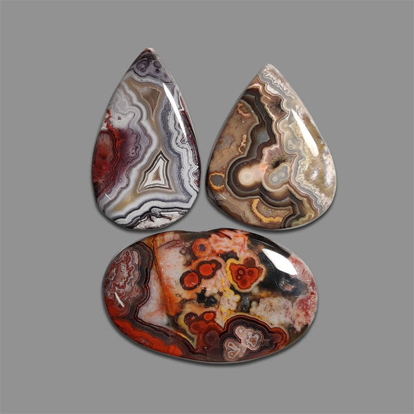 Crazy Lace Agate Cabochons Lot-4929 | Gemstone for sale