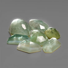 Green Fluorite and Mother Of Pearl Doublets Lot