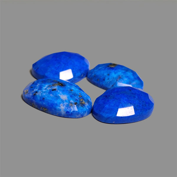 Rose Cut Lapis Lazuli With Pyrite Inclusions Lot