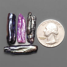 Raw Dark Biwa Pearls Lot