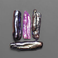 Raw Dark Biwa Pearls Lot 