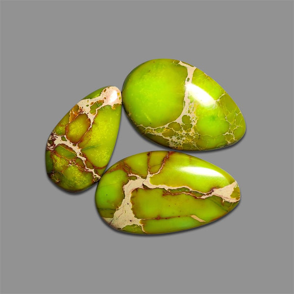 Gaspeite Sea Sediment Cabochons Lot-4936 | Gemstone for sale