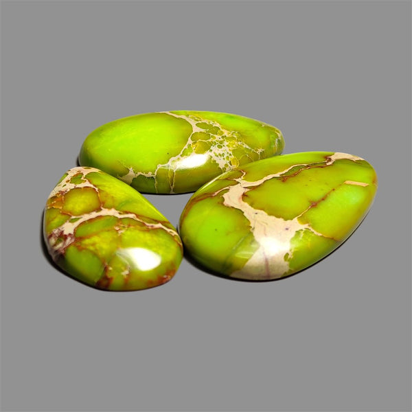 Gaspeite Sea Sediment Cabochons Lot