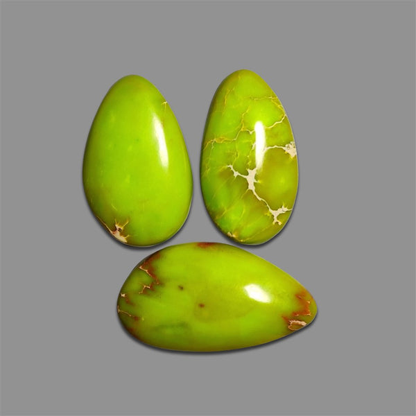 Gaspeite Sea Sediment Cabochons Lot-4937 | Gemstone for sale