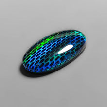 Crystal And Aurora Opal Doublet With Snake Pattern
